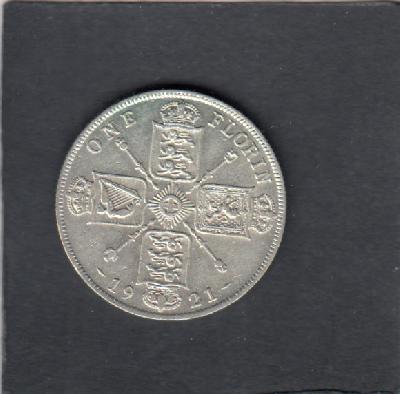 Beschrijving: 1 Florin  GEORGIUS V 